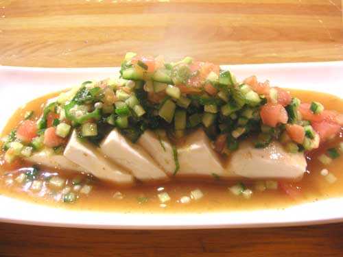 豆腐の彩りサラダ